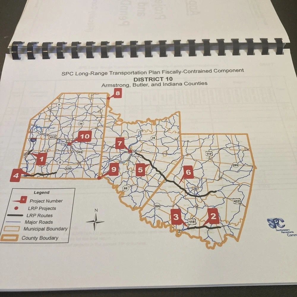2035‎ Transportation Development Plan Southwestern Pennsylvania Pittsburgh Book